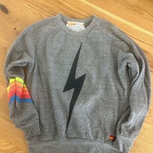 Aviator Nation Sweatshirt Chevron sleeve - size small